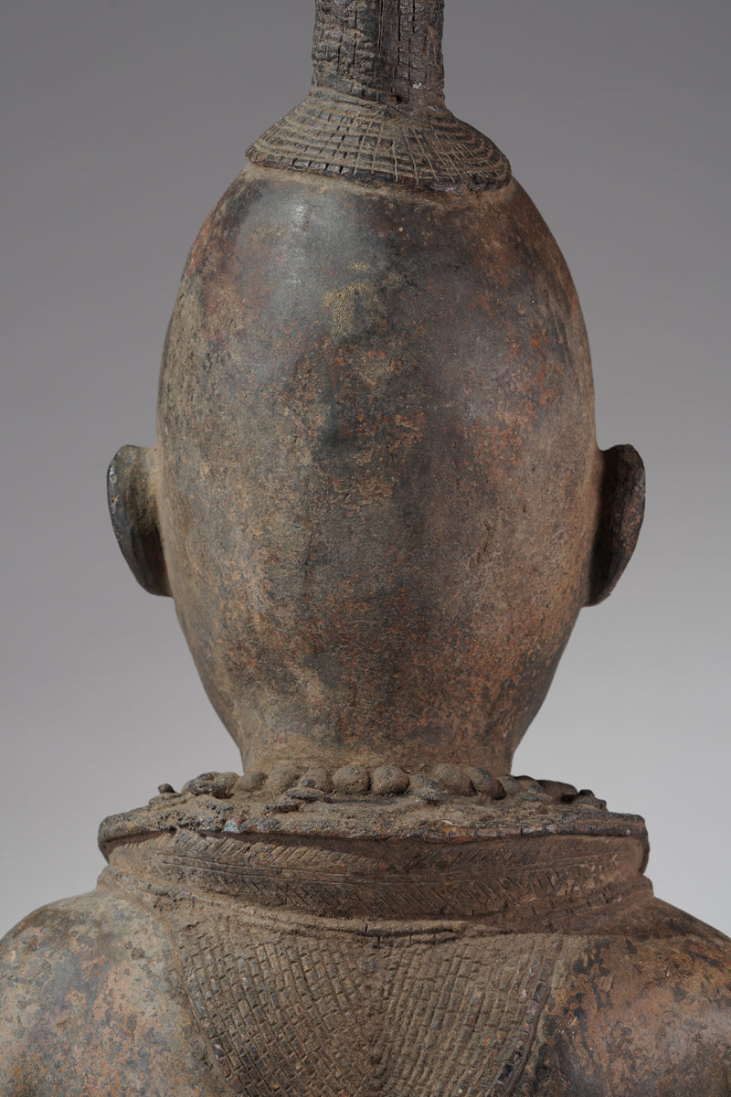 A Bronze of an Ooni (Oba)