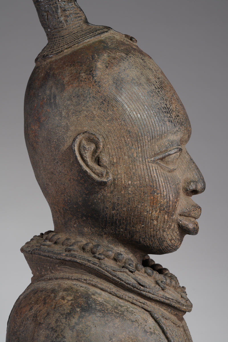A Bronze of an Ooni (Oba)