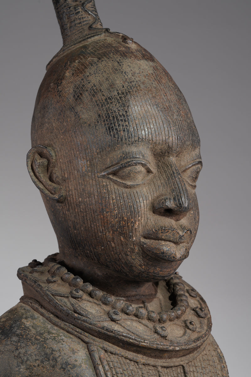 A Bronze of an Ooni (Oba)