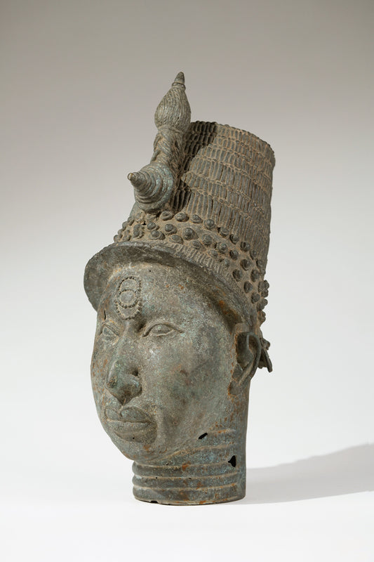 A bronze head of Lajuwa