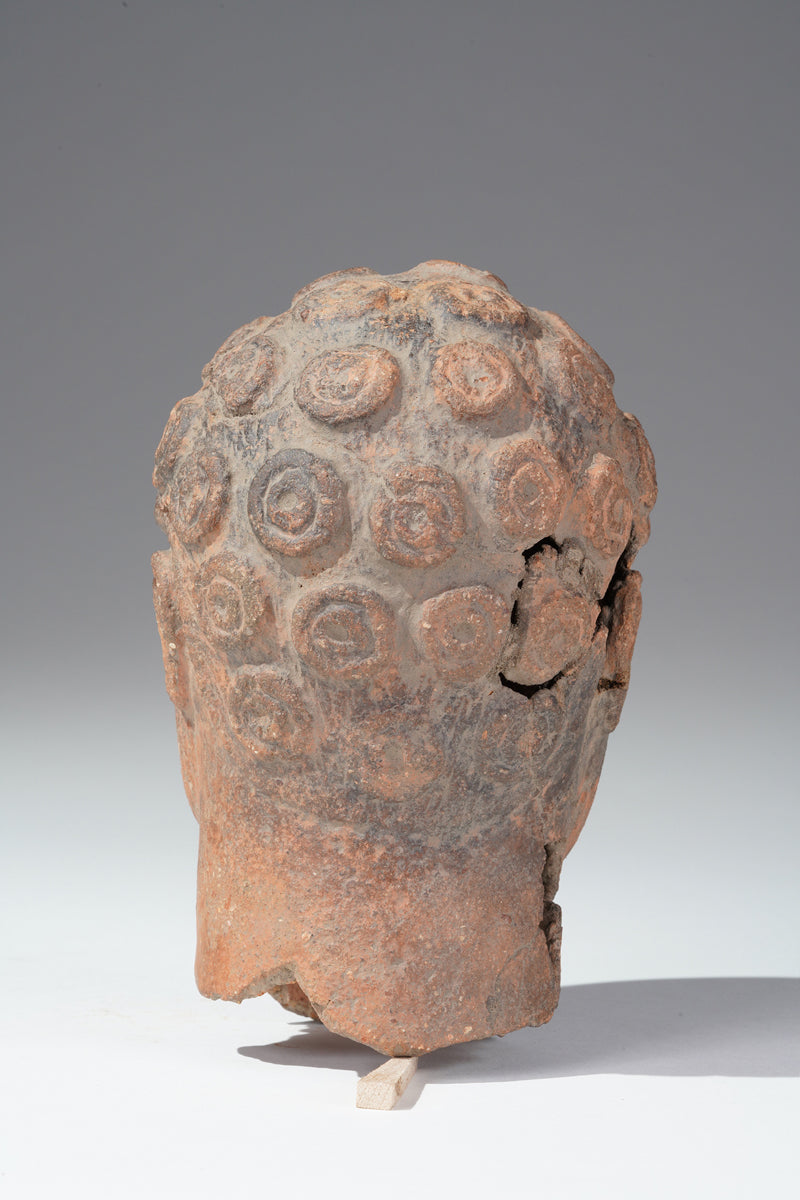 A fragmentary Ife terracotta head