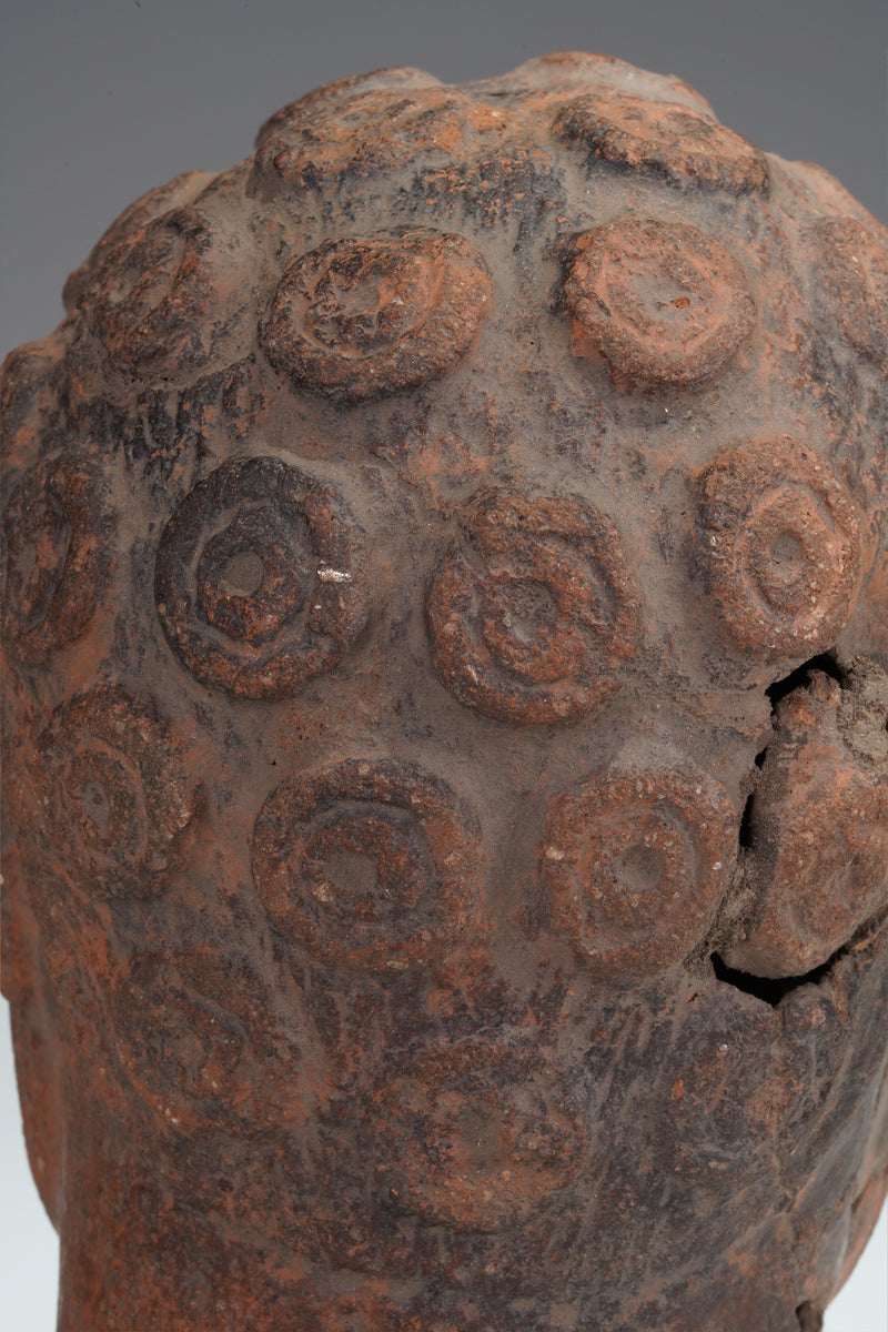 A fragmentary Ife terracotta head