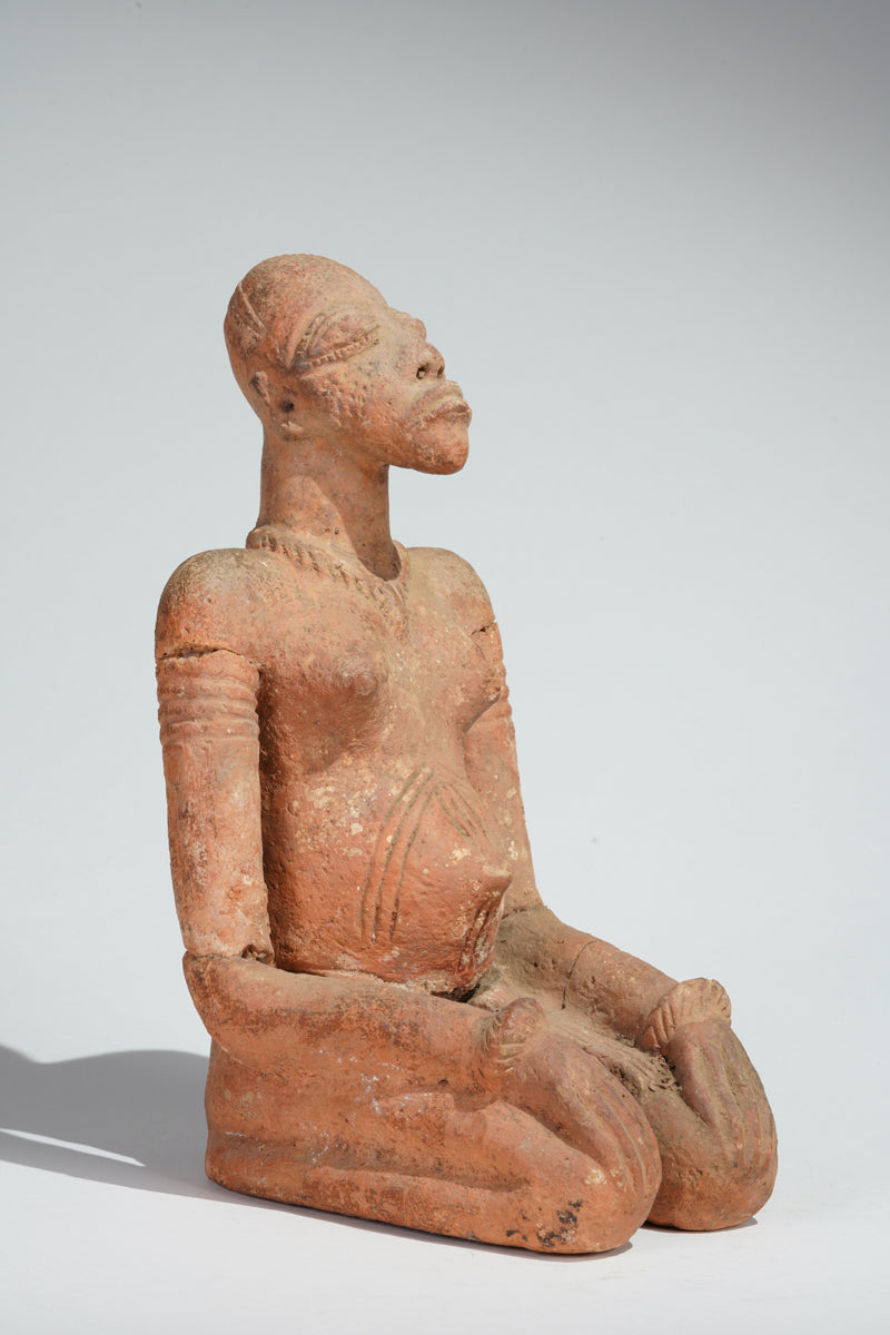 A Djenne terracotta figure