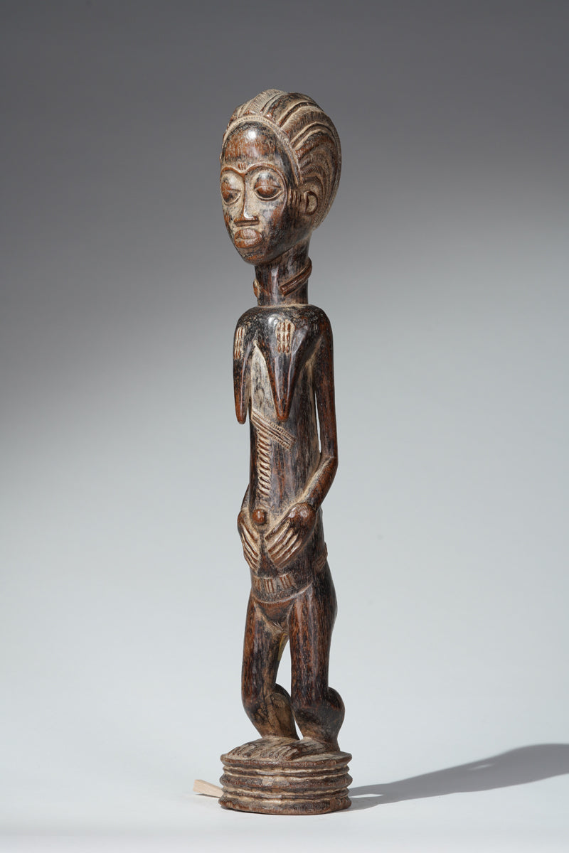 A royal Baule statue couple