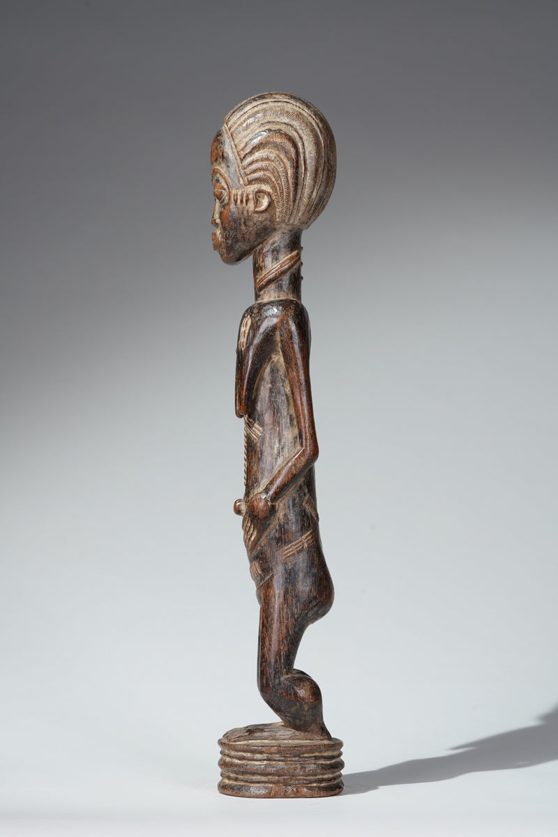 A royal Baule statue couple