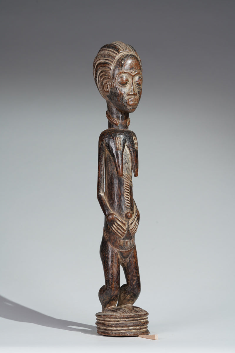 A royal Baule statue couple
