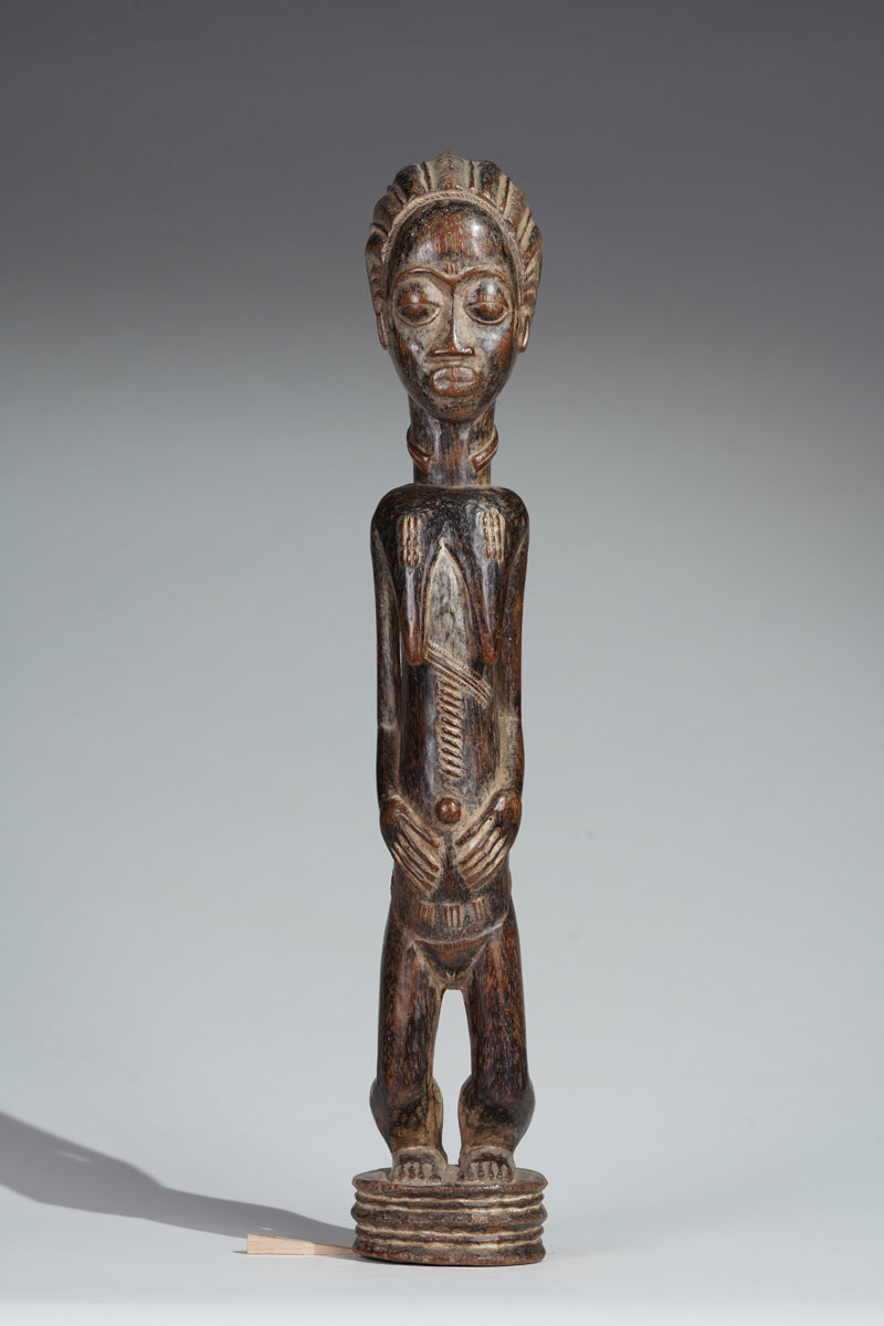 A royal Baule statue couple