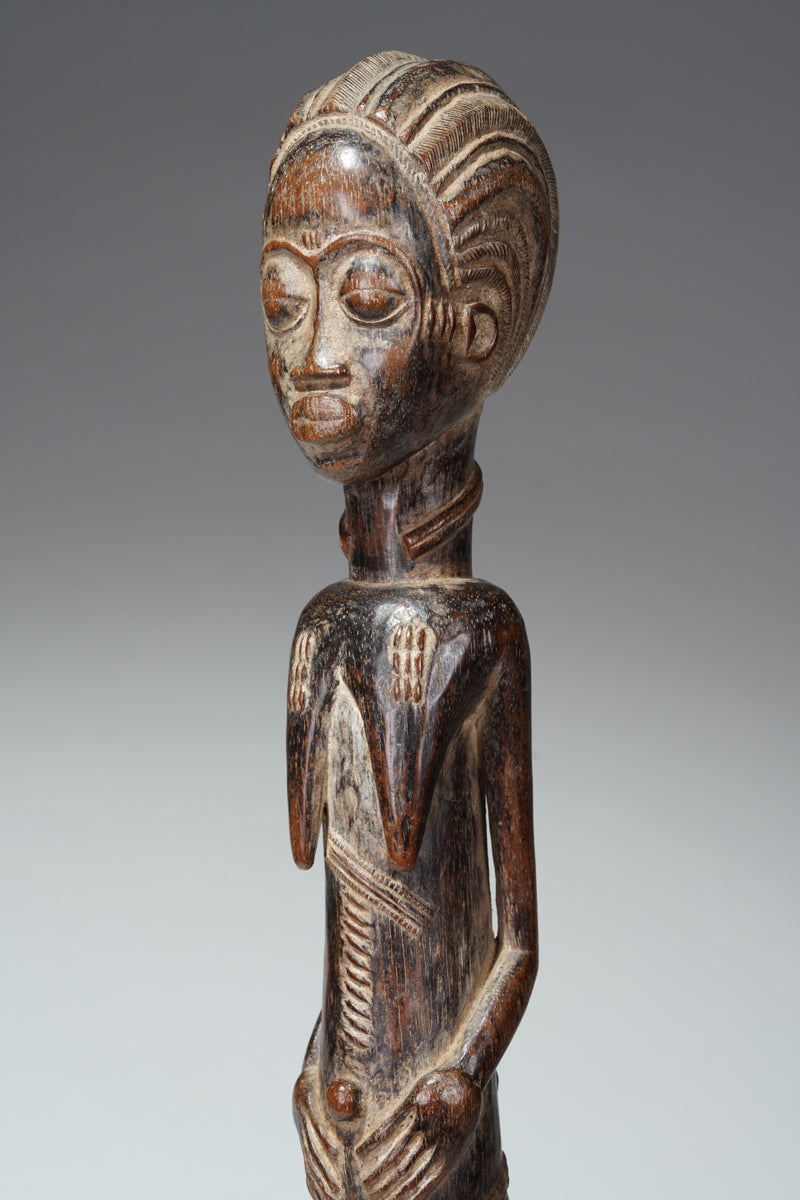 A royal Baule statue couple