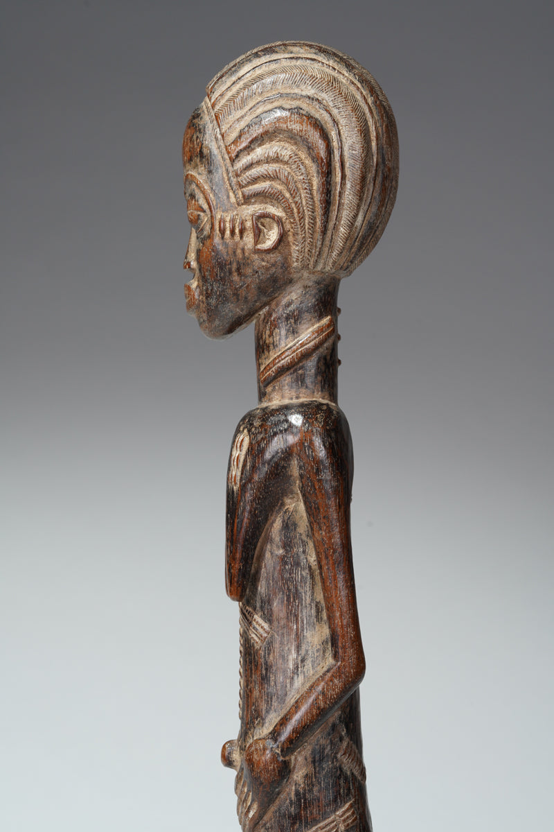 A royal Baule statue couple
