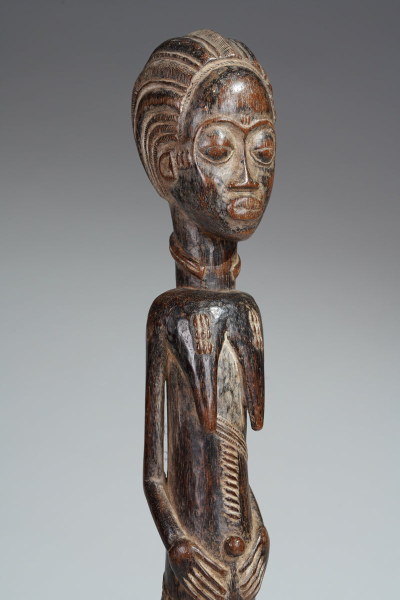 A royal Baule statue couple
