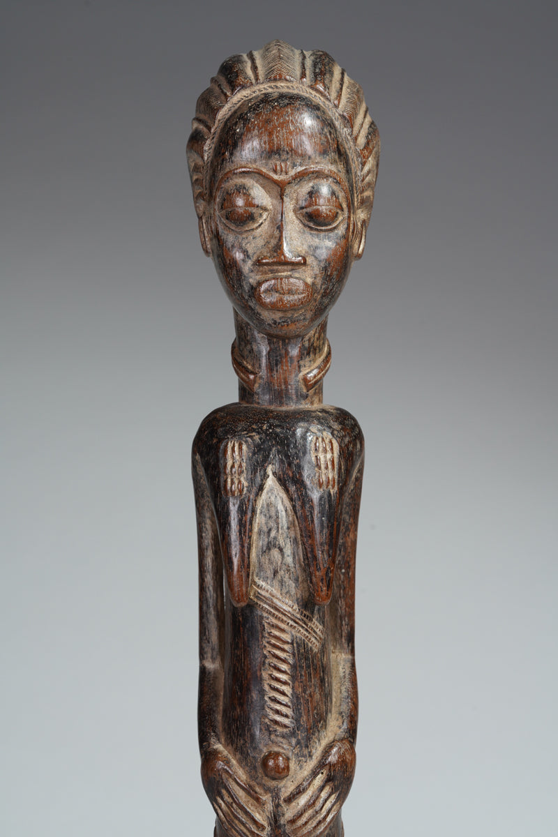 A royal Baule statue couple