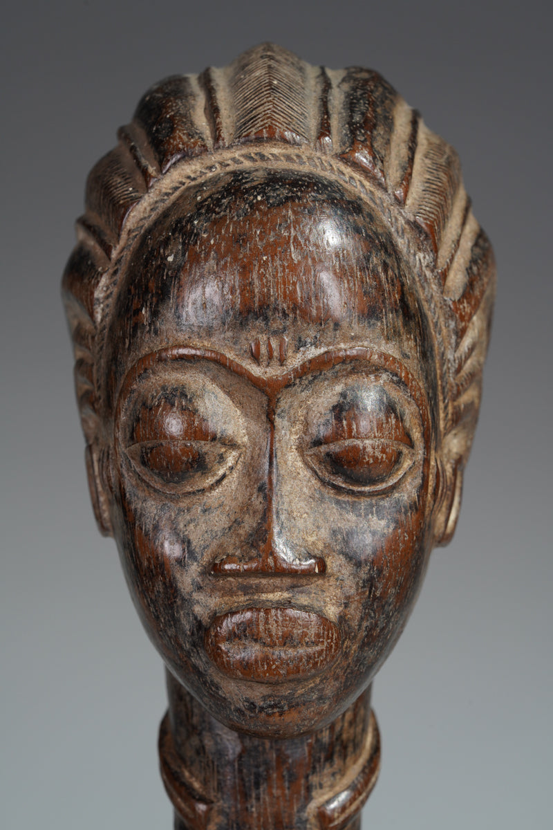 A royal Baule statue couple
