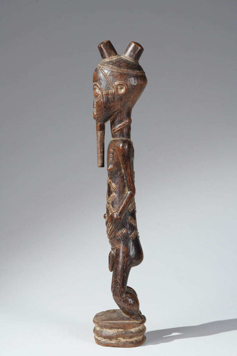 A royal Baule statue couple