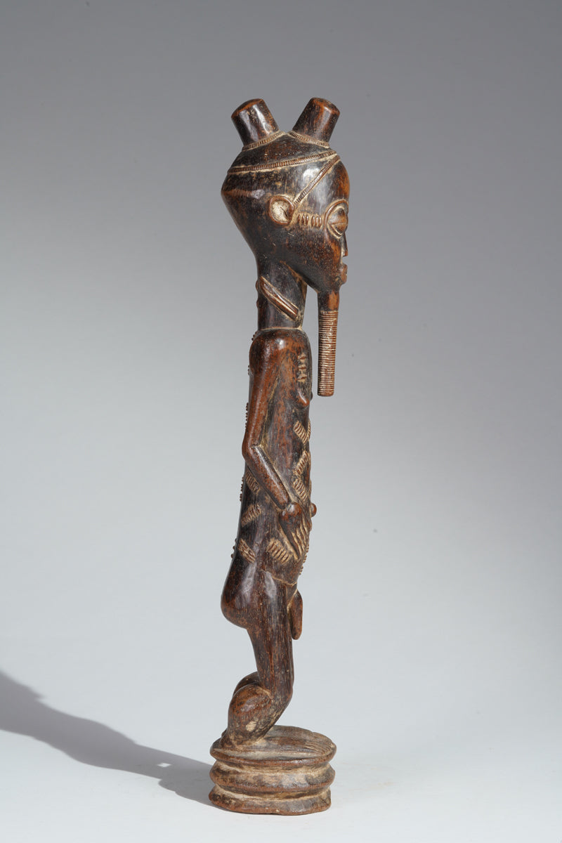 A royal Baule statue couple