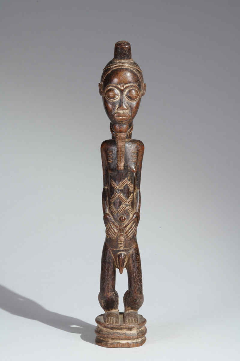 A royal Baule statue couple