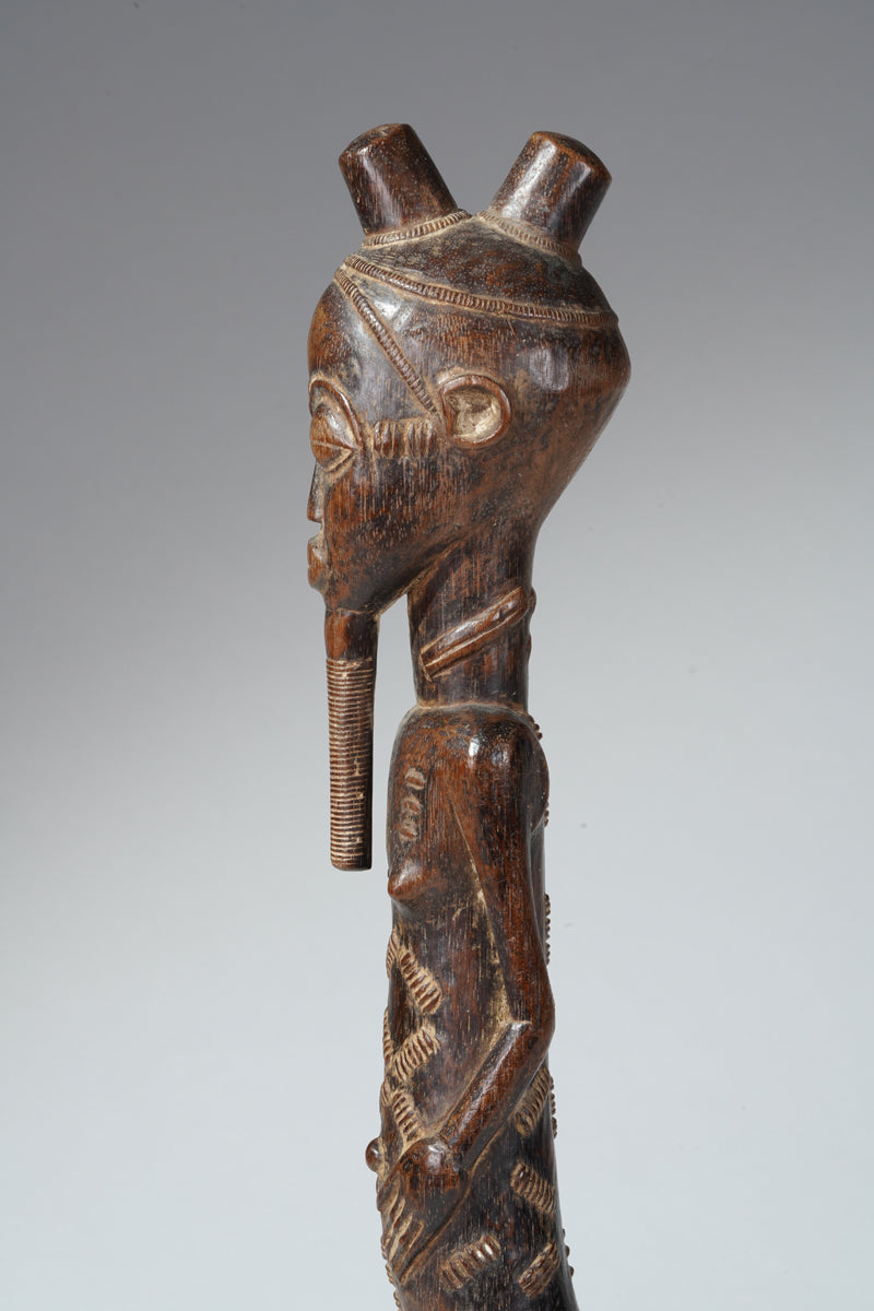 A royal Baule statue couple