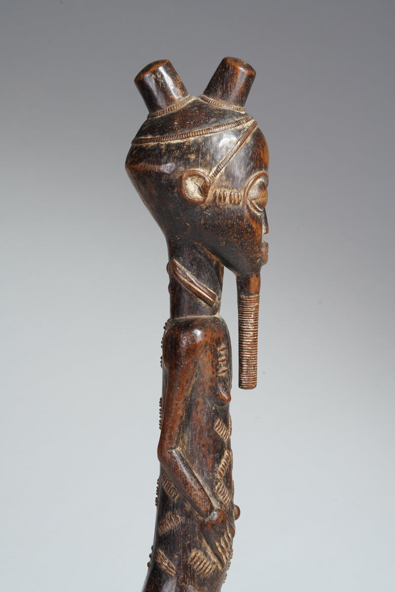 A royal Baule statue couple