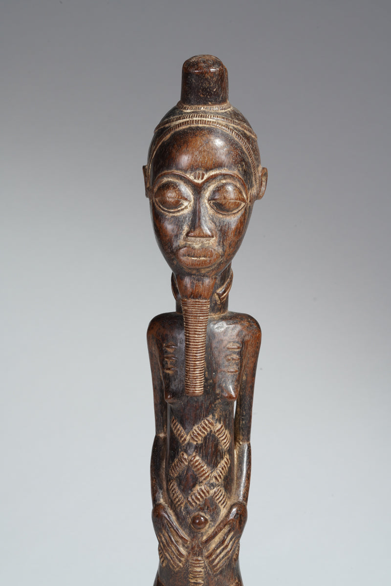 A royal Baule statue couple