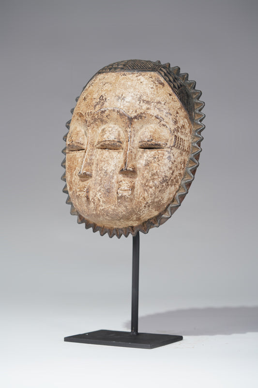 A double face Yaure celebration mask