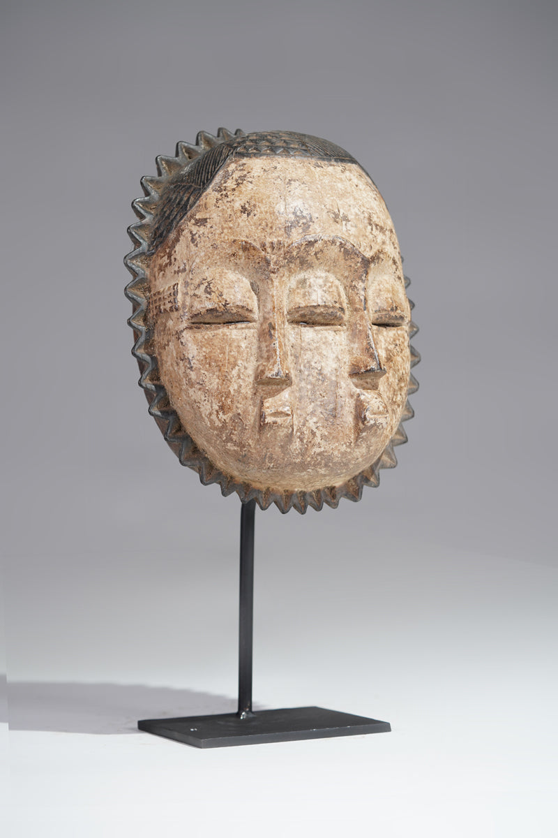 A double face Yaure celebration mask