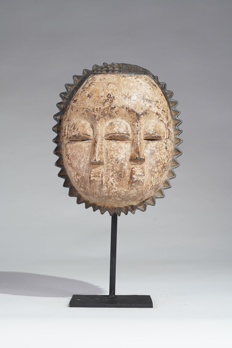A double face Yaure celebration mask