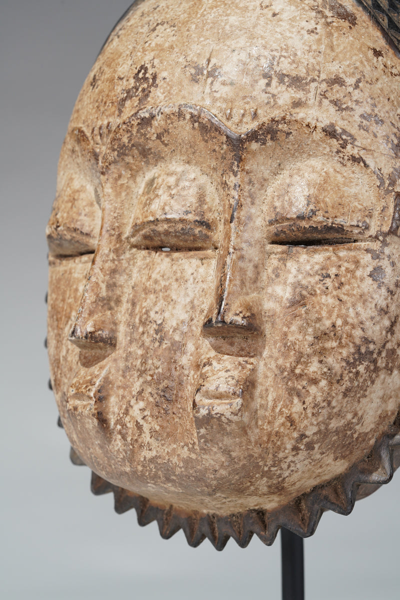 A double face Yaure celebration mask