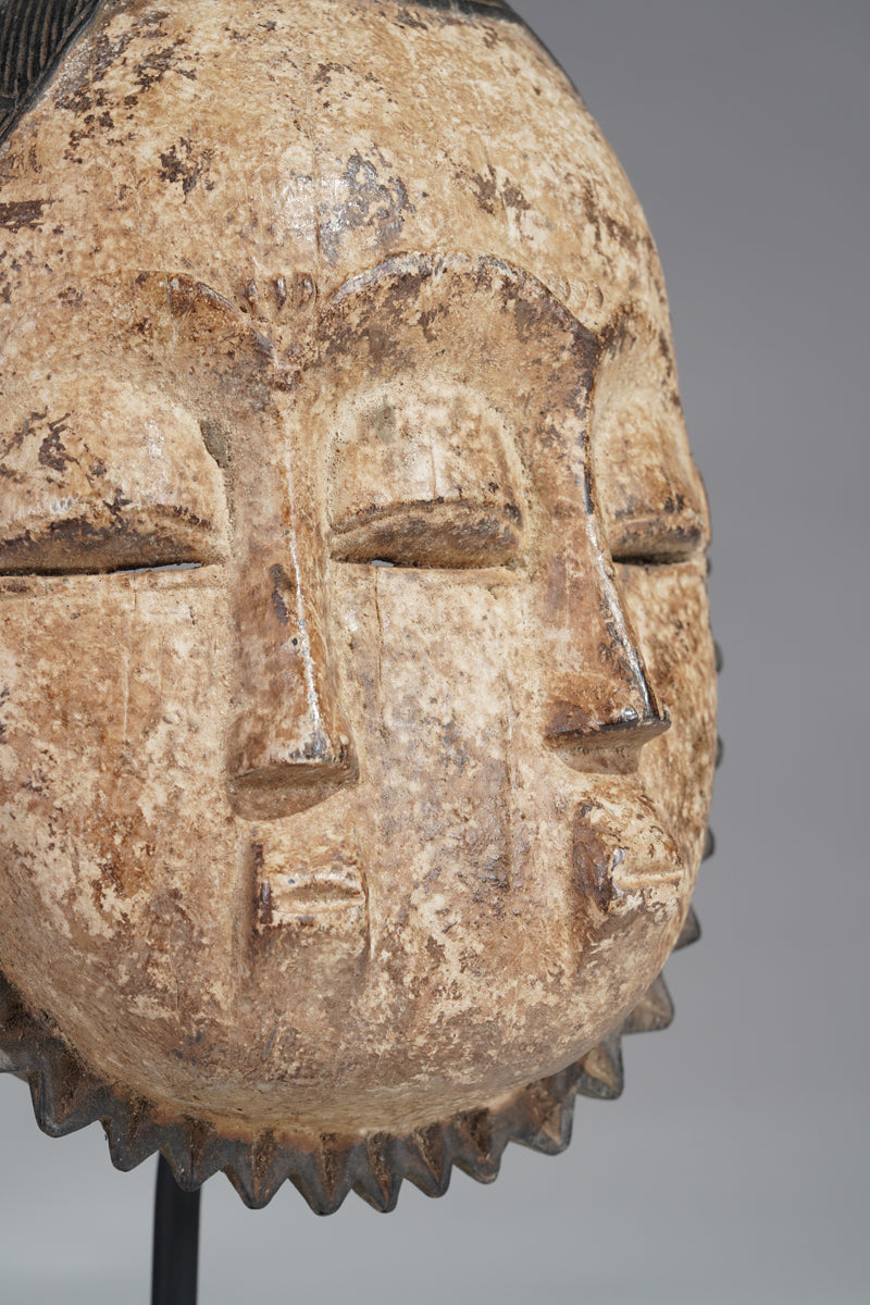 A double face Yaure celebration mask