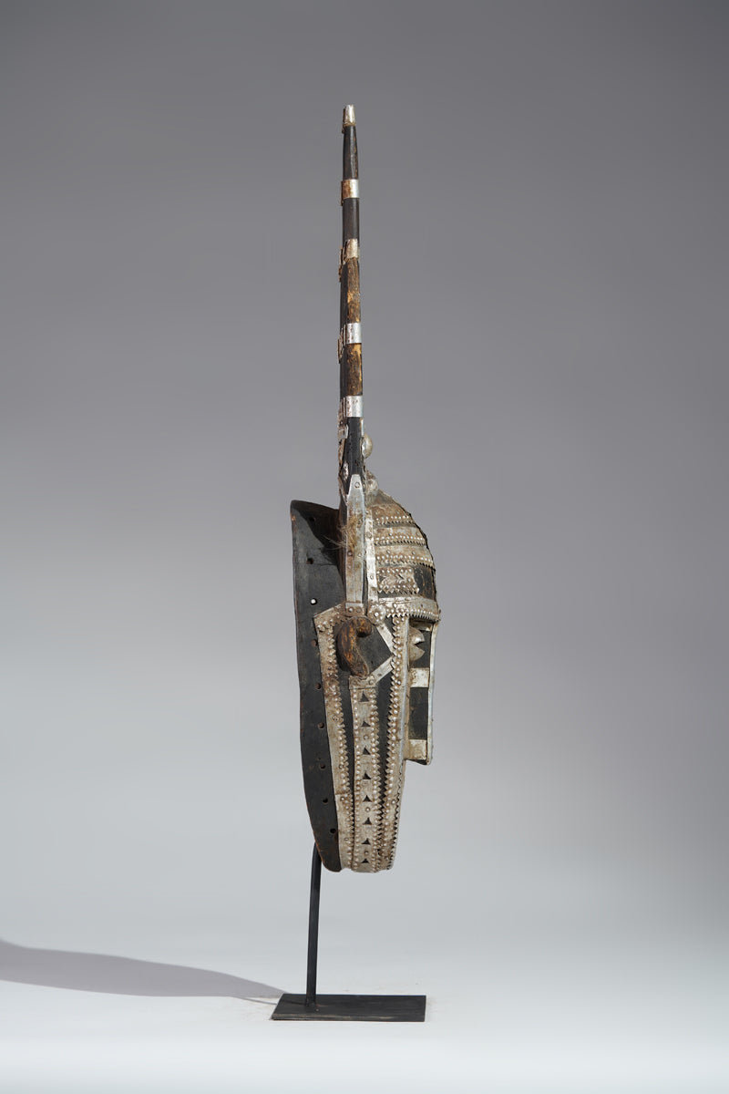 A fragmentary Bamana or Bozo N'tomo mask