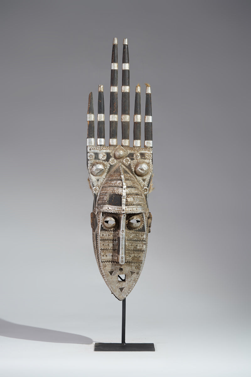 A fragmentary Bamana or Bozo N'tomo mask