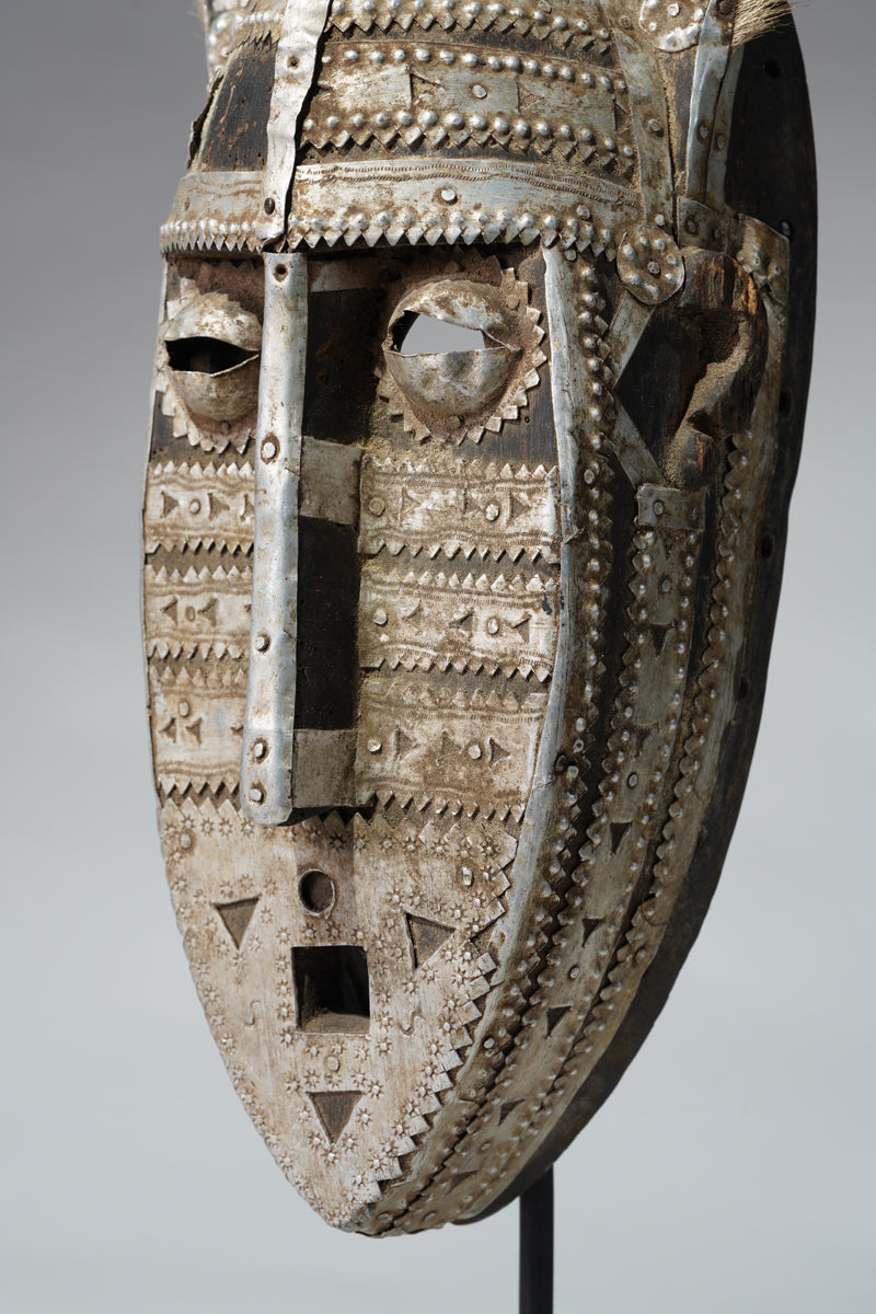 A fragmentary Bamana or Bozo N'tomo mask