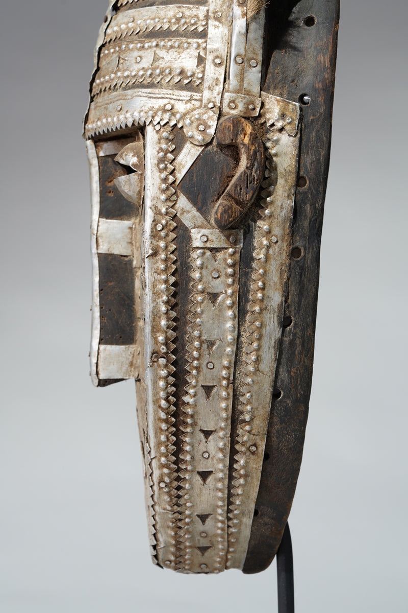 A fragmentary Bamana or Bozo N'tomo mask