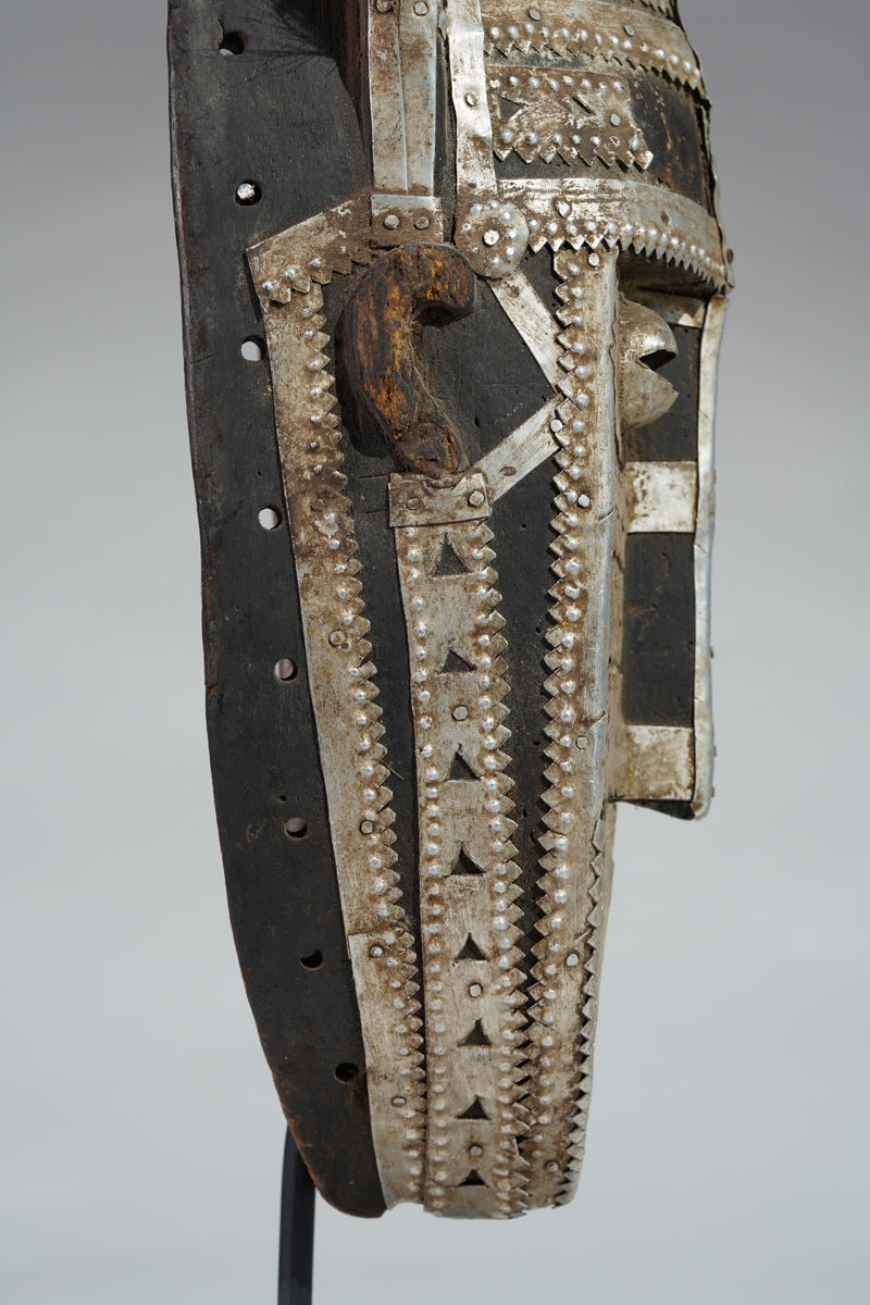 A fragmentary Bamana or Bozo N'tomo mask