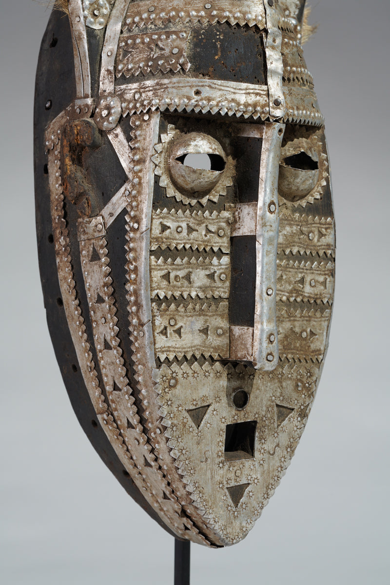 A fragmentary Bamana or Bozo N'tomo mask