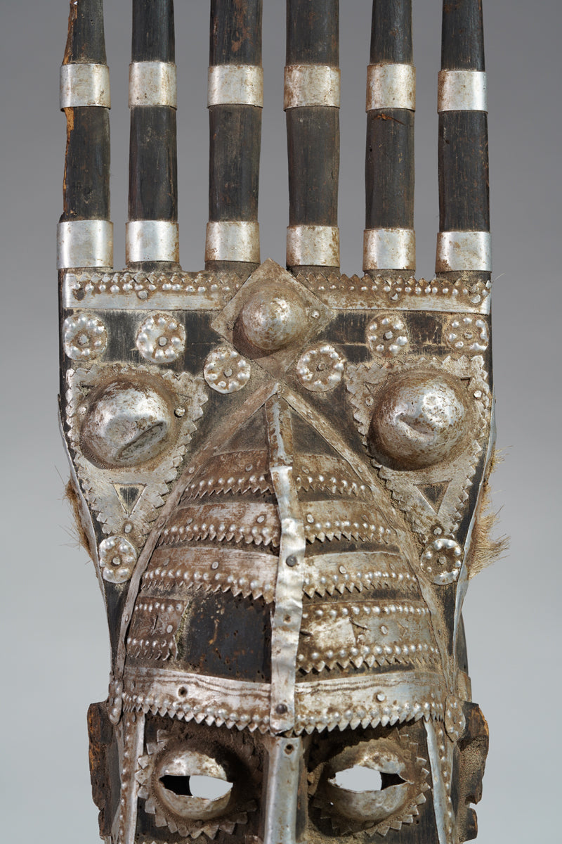 A fragmentary Bamana or Bozo N'tomo mask