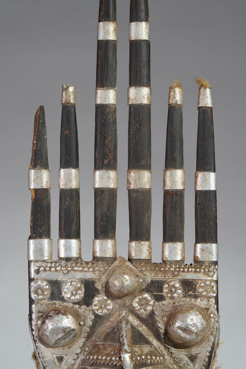 A fragmentary Bamana or Bozo N'tomo mask