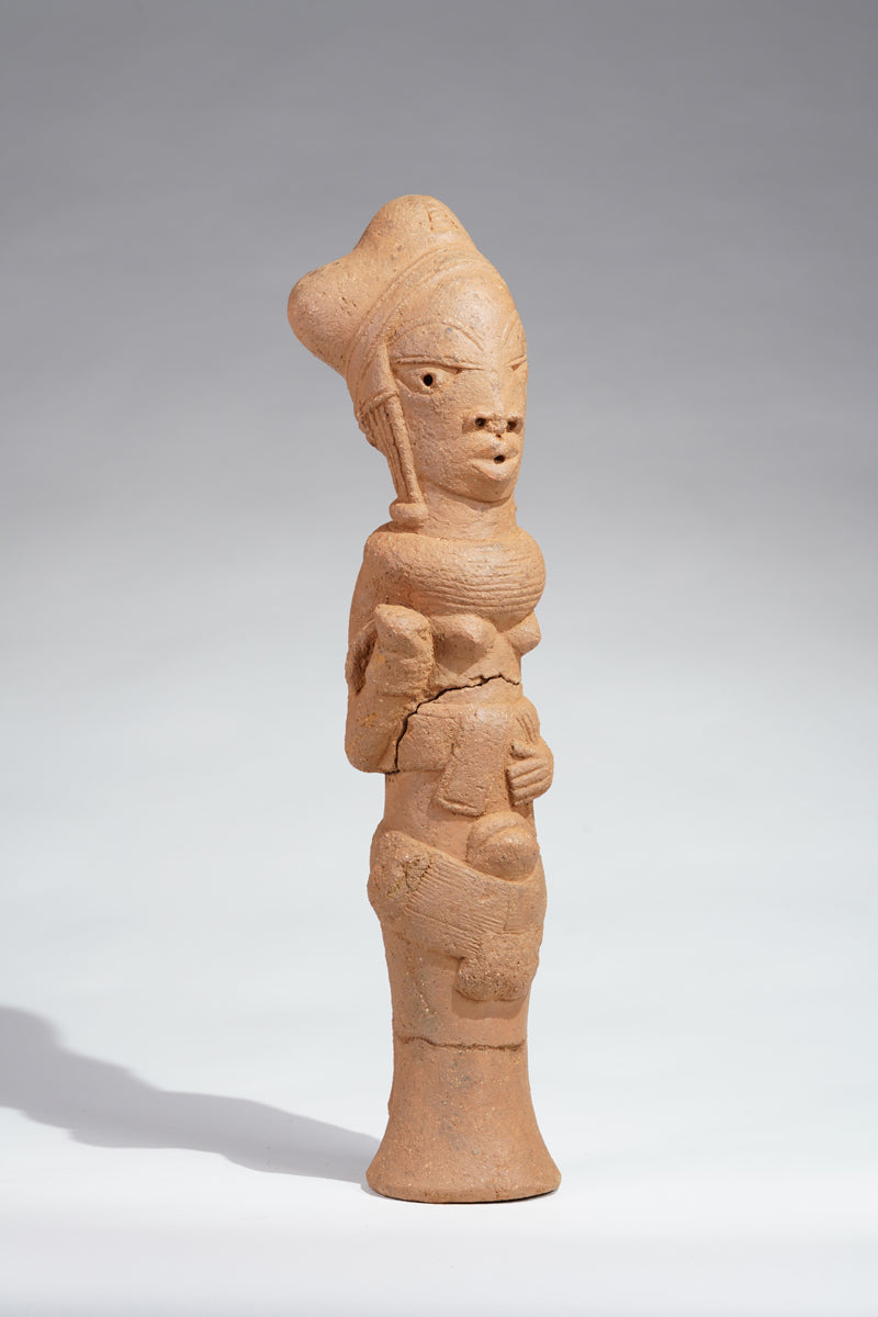 A fragmentary female terracotta