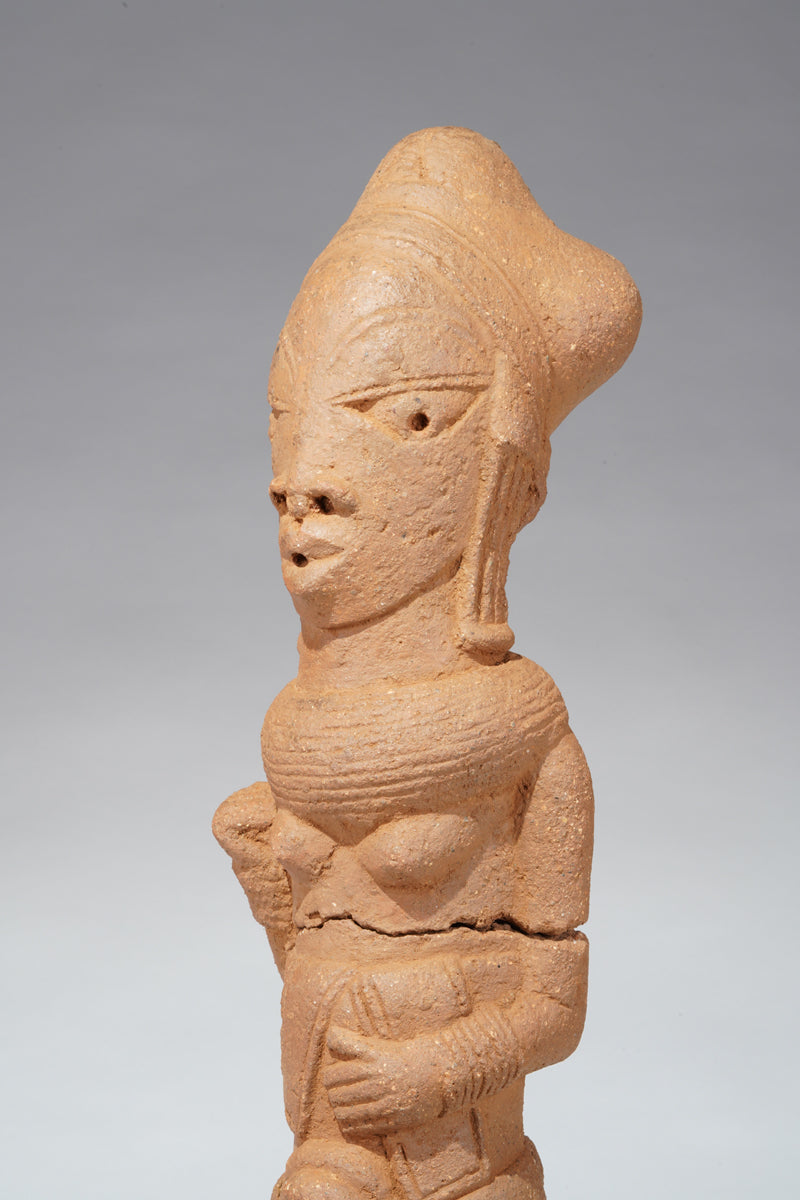 A fragmentary female terracotta