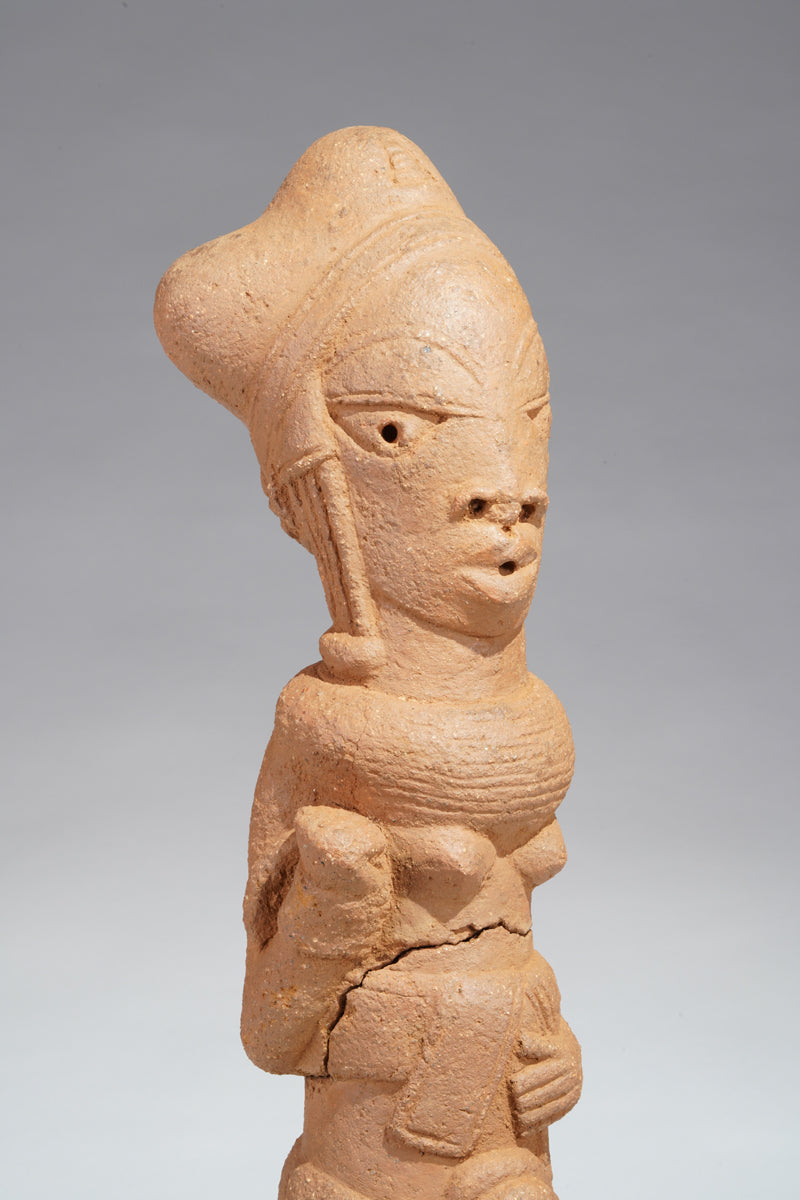 A fragmentary female terracotta