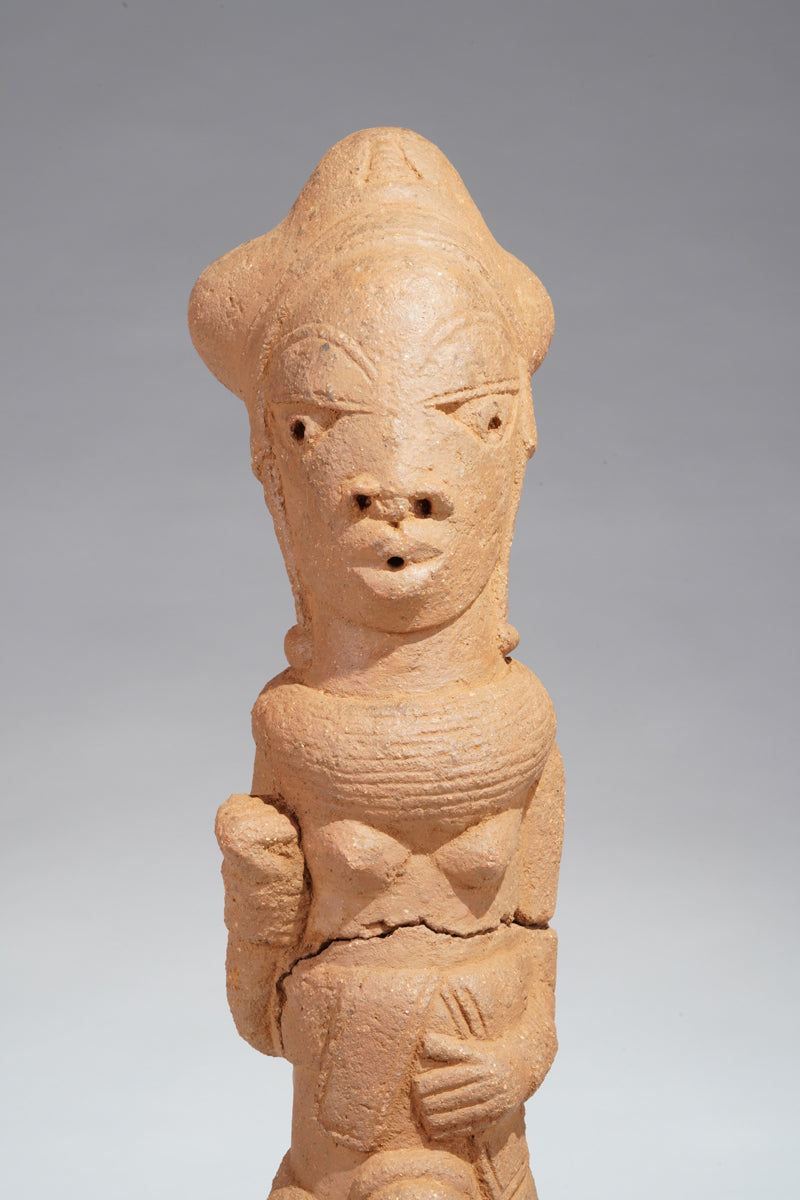 A fragmentary female terracotta