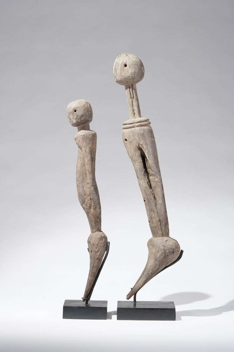 A pair of Prampram dolls