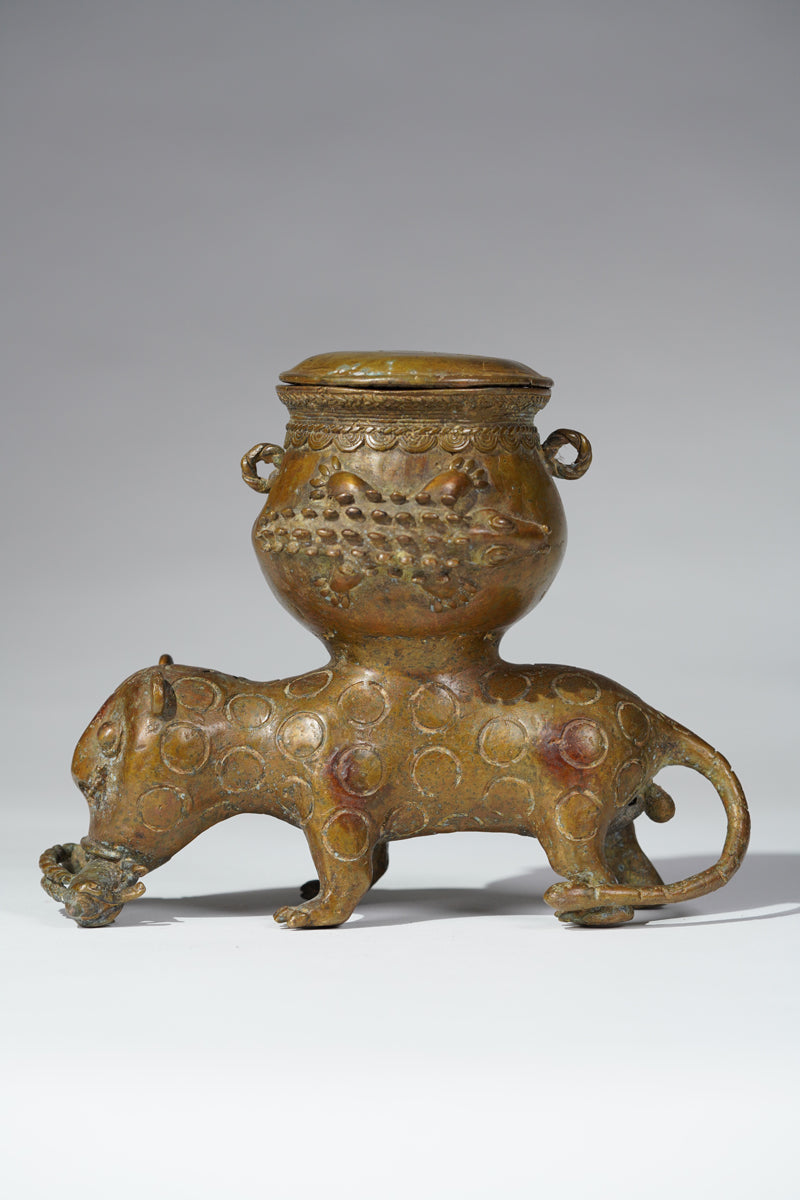 An Akan copper aloy vessel