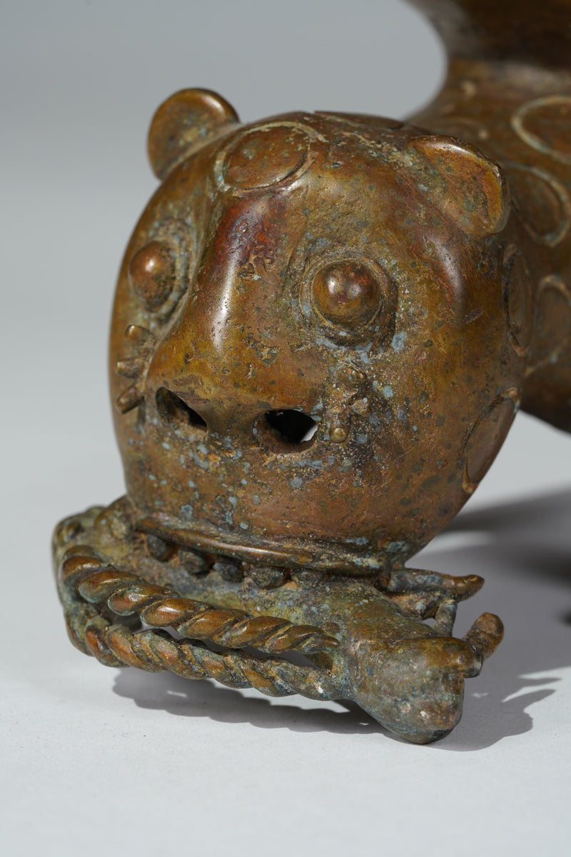 An Akan copper aloy vessel