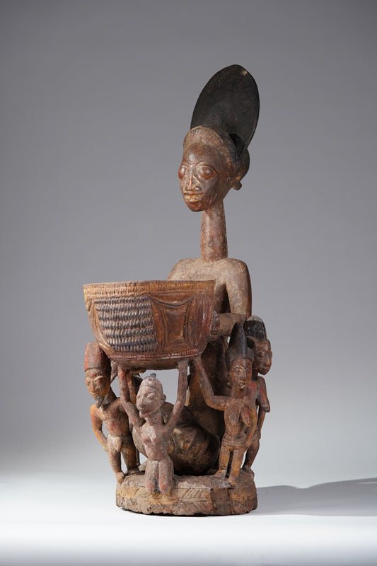 A Yoruba bowlkeeper