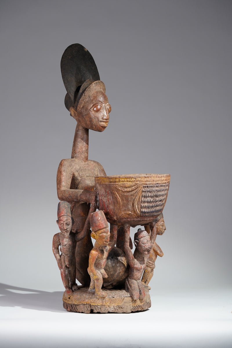 A Yoruba bowlkeeper