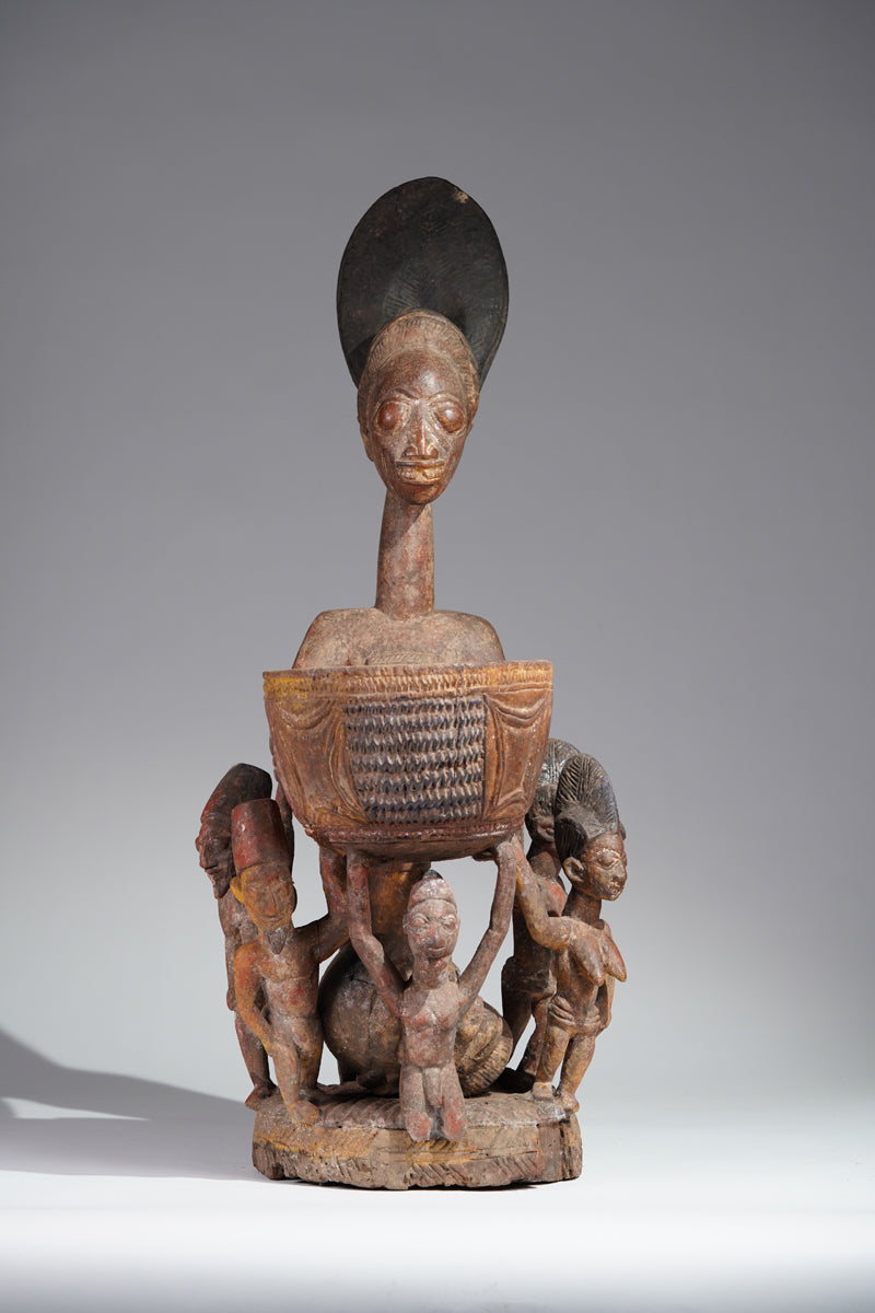 A Yoruba bowlkeeper
