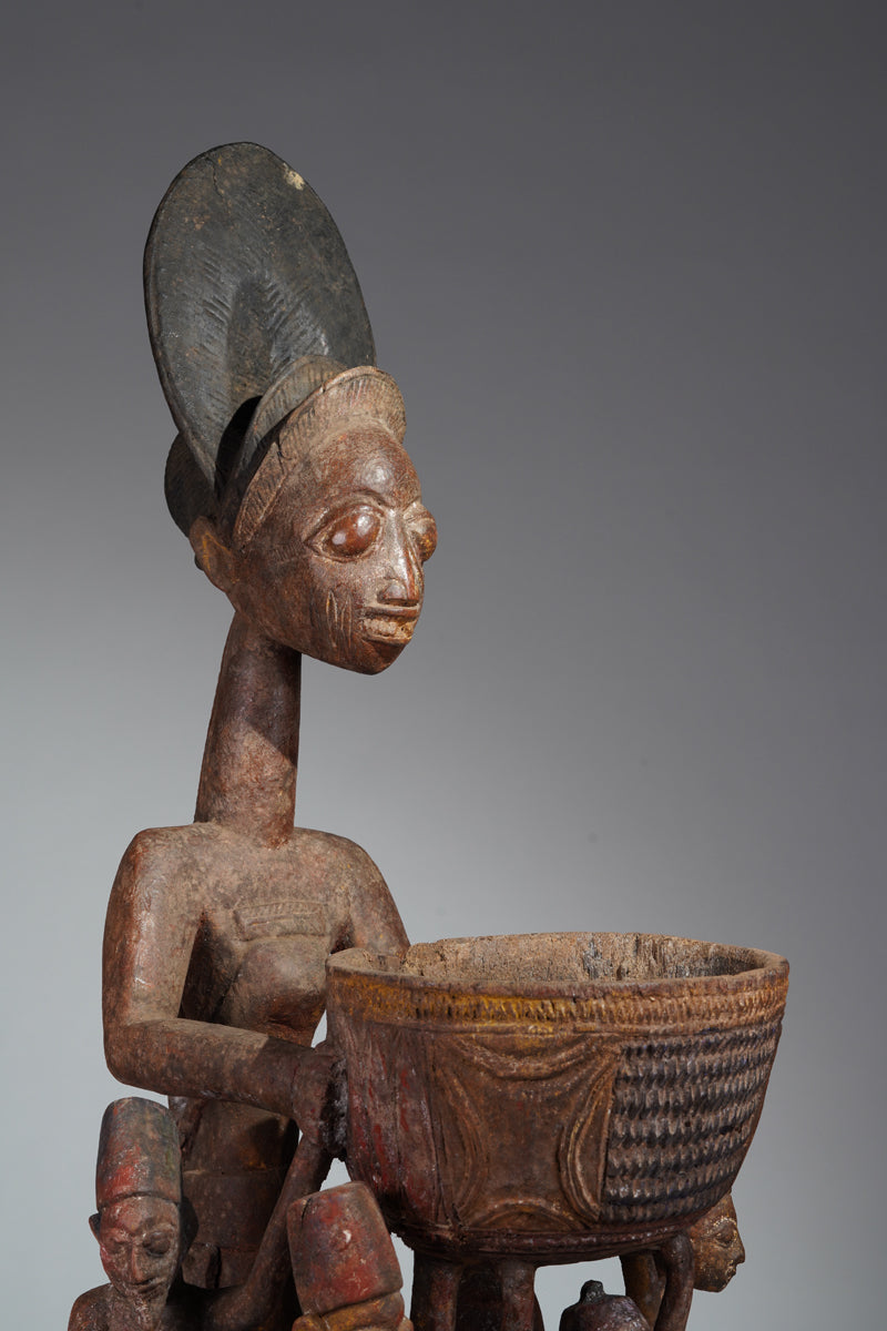 A Yoruba bowlkeeper