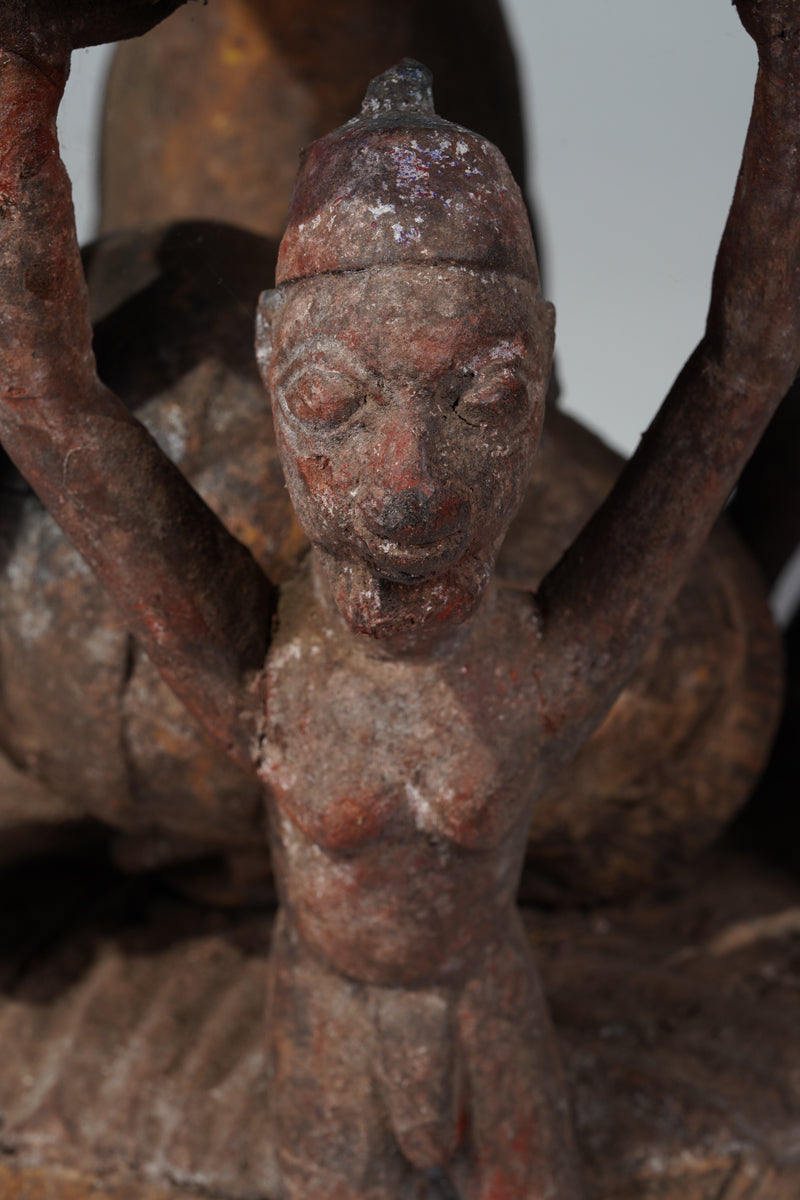 A Yoruba bowlkeeper