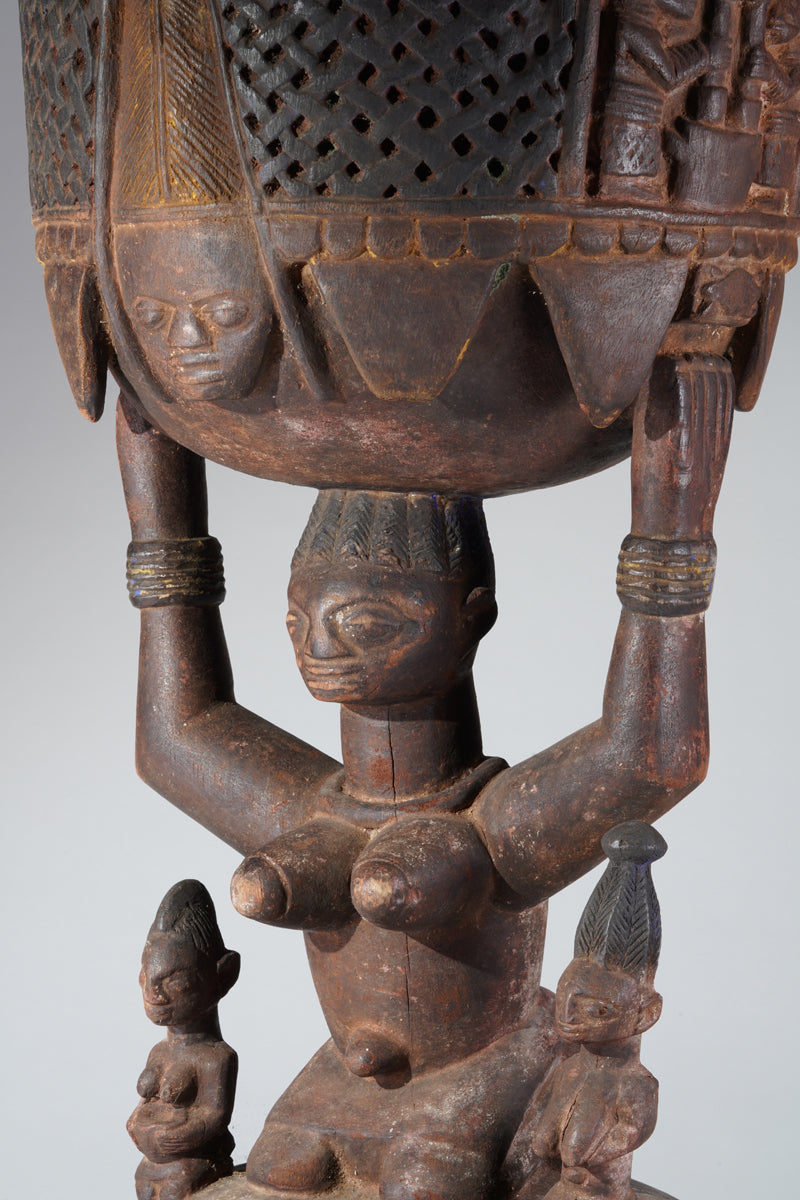A Yoruba bowlkeeper