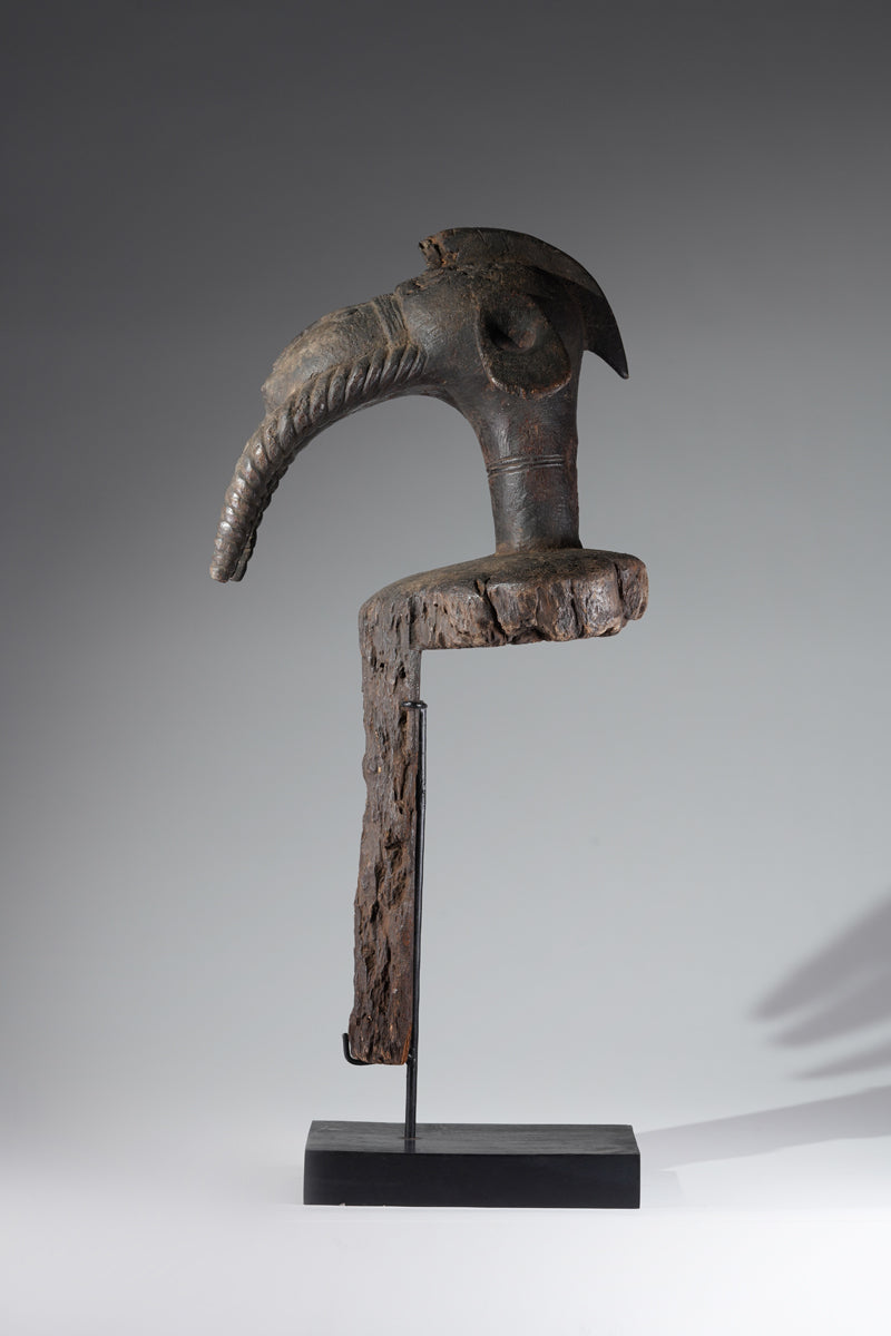 A fragmentary Jukun shoulder mask