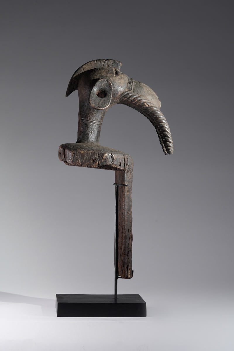 A fragmentary Jukun shoulder mask